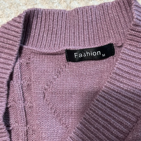 Cable knitting vest size M - Picture 3 of 4